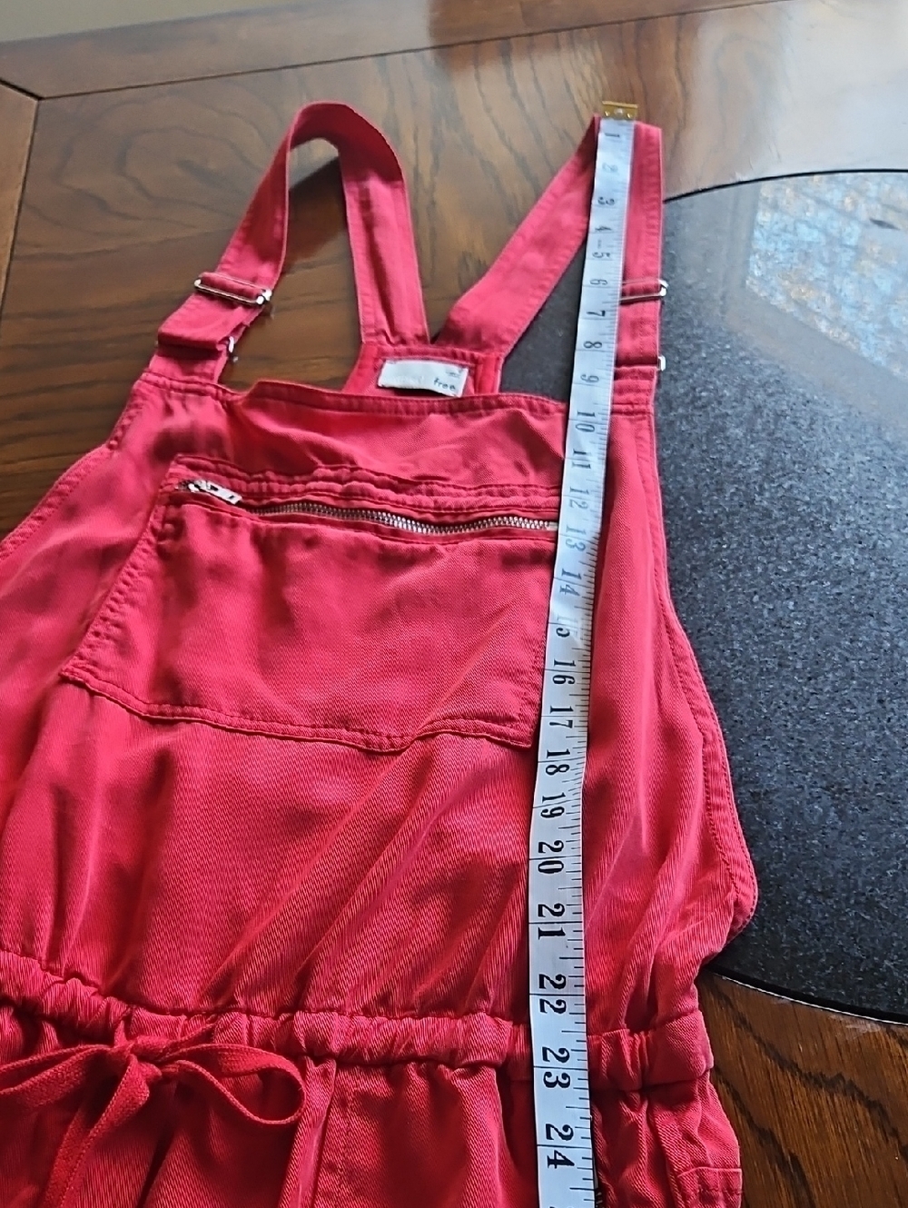 Wilfred Free Red Valletta Cropped Overalls Size S  NWOT - Picture 13 of 16